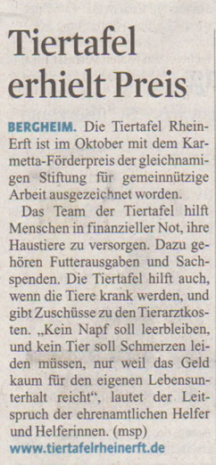 Stadtanzeiger Artikel
